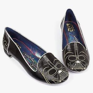 Irregular Choice Star Wars‎ Darth Vader I Am Your Father Flat Loafer Black 8.5